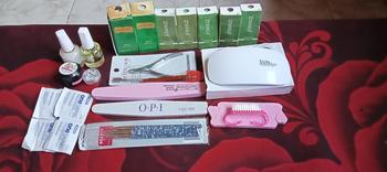 Product Review of (BANTING HARGA) PAKET (D) SUPER LENGKAP Professional Nail Art / ￼Alat kutek kuku nail art set Kutek Gel Lampu Kuku UV 48Watt / PAKET LENGKAP USAHA NAILART from p**2 0