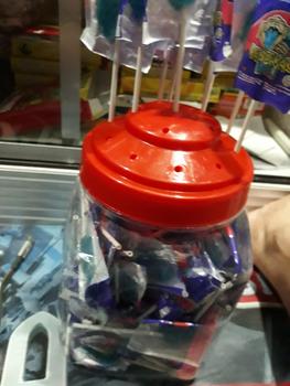 Product Review of Permen Pendekar biru Toples @100 pcs Candy Food Snacks Makanan from m**a i**g 0