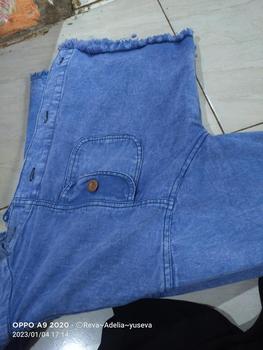 Product Review of JAKET JEANS CROP RAWIS WANITA JUMBO (M,L,XL,XXL,4XL) from P**e s**r 0
