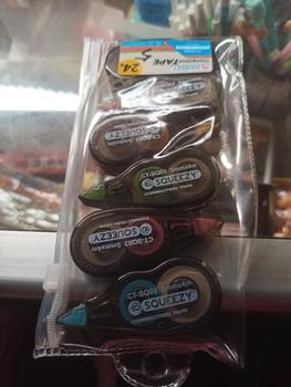Product Review of Tipex Kertas Squeezy 1 Set isi 6 / Correction Tape / Tip-EX Roll Murah from J**I 0