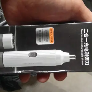 cukur elektrik portable mini shaver isi ulang USB travel/untuk pria dan wanita / Pisau Cukur Jenggot Recharge Pemangkas bulu hidung