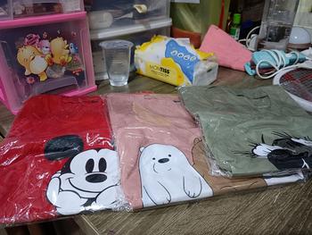 Product Review of Baju Kaos Couple Keluarga Mick3y & M1nnie Smile -Duck'ee from 刘**e 0
