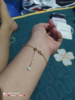 Product Review of THIQLA - Gelang Serut Wanita FASL - Gelang Kecil Tipis Mirip Gelang Emas Model 2025 - Gelang Aurel Mirip Gelang Titanium Wanita Anti Karat from O**i 0