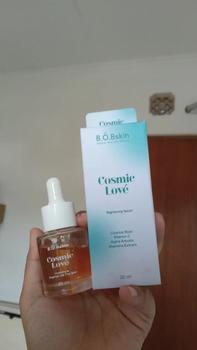 Product Review of Serum Wajah Kusam Brightening Glowing Mencerahkan k BPOM Cosmic Love BOBSKIN Glow up face from a**l 0