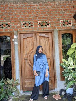 Product Review of SILMI KAFTAN - KAFTAN PREMIUM WANITA - TUNIK KAFTAN - KAFTAN HITAM - KAFTAN PUTIH -TUNIK LEBARAN - OUTFIT LEBARAN 2025 - BAJU LEBARAN 2025 from i**s 3