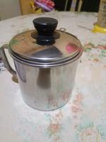 PUSAT17 OIL POT FILTER 1300ML SARINGAN STAINLESS MINYAK GORENG SISA WADAH JELANTAH TEMPAT MINYAK SARINGAN-1.2 Liter