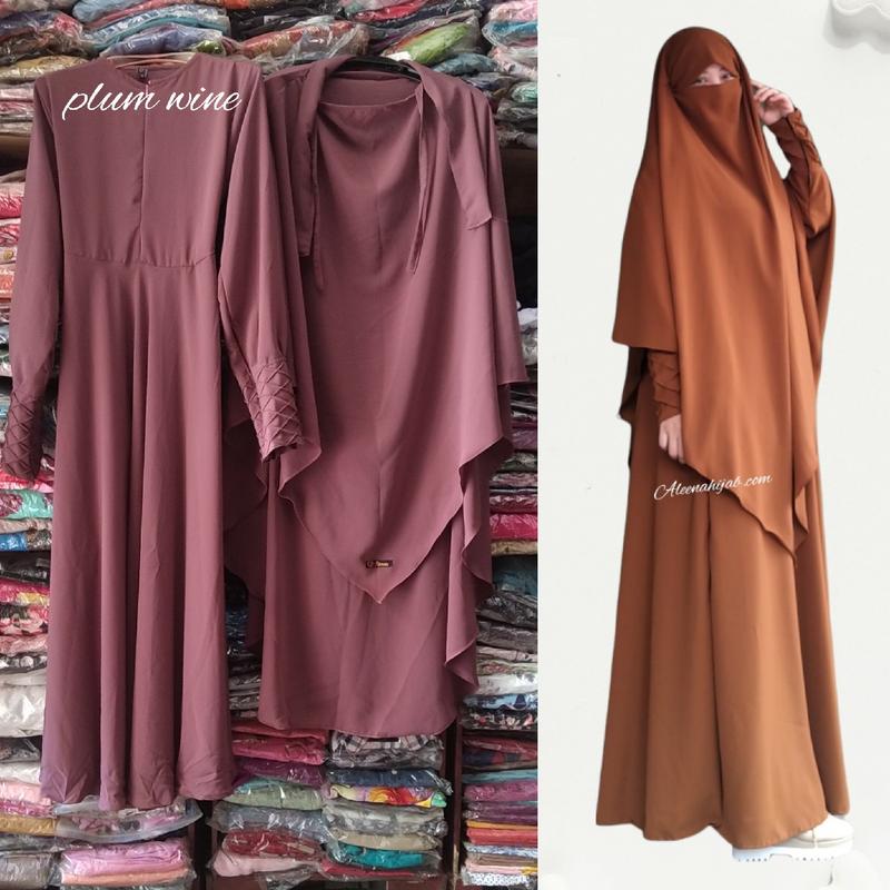 SET GAMIS DAN FRENCH KHIMAR FORTALEZA