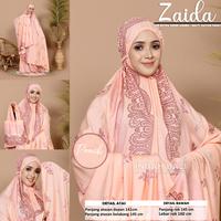 Mukena Zaida Extra Jumbo                                           Rekomendasi Inspirasi Model Mukena Lebaran Adem Dingin Jumbo 2in1 2 in 1 Polos Premium Terbaru 2022 Aesthetic TiktokShop
