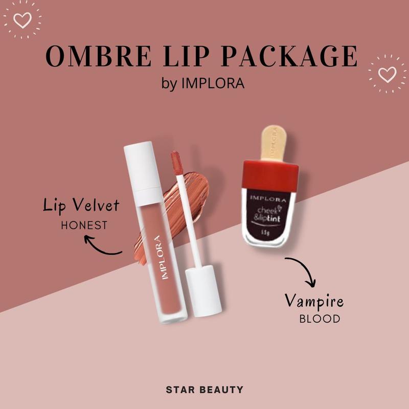 ombre lipstik implora lip velvet