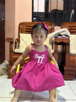 Product Review of JJAS BARBIEEE KIDS DRESS FIT 3 TO 4 and 5 to 6 YEAR OLD SPECIAL FABRIC from M**y n** g** 2
