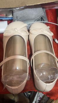 Product Review of Giày Nữ Đế Cao Mũi Tròn 3p Da Mềm Buộc Nơ Điểm Nhấn Gót 3-5cm - Shoes from T**a 0
