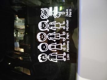 Product Review of Personalized Stick Figure Family Car Sticker free Customized name from R**r C**o 0