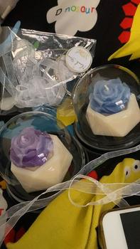 Product Review of Potted Rose Pure Candle *Rose Scent* BLACK ACETATE DOME ONLY (Giveaway/Souvenir/Display/Gift) candles from M**e 0