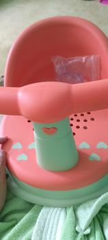 Product Review of ที่นั่งอาบน้ำเด็ก มีพนักพิง เบาะนั่งนุ่ม ฐานพื้นดูดกันลื่น มีที่จับ ที่นั่งซิลิโคน เบาะนั่งอาบน้ำเด็ก เก้าอี้หัดนั่ง โซฟาเด็กหัดนั่ง2เดือน เด็กผู้ชาย เด็กหญิง from 🙆**🥰 1