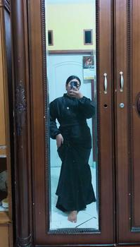 Product Review of Vannya Dress Satin Silk Premium Bridesmaid Viral Long Dress Serut Pesta Kondangan Karet Muslim Wanita Gamis Maxi Panjang Armani Gaun Biru Navy Formal Velvet Putih Menyusui Coklat Hitam from A**a 1