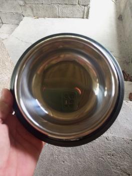 Product Review of Pet Cat Dog Non-slip Thickened Stainless Steel Bowl from j**z 0