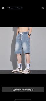 Product Review of quần shock jean bò nam vải jean dày dặn sweat sport 45-95kg from P**🧀 0