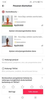 Product Review of db - AURA baju setelan muslim wanita kekinian korean style remaja dewasa crinkle airflow celana panjang atasan 3/4 terbaru 2025 baju set santai Kulot Casual from y**1 0