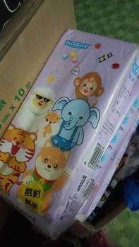 Product Review of ทิชชู่การ์ตูนม่วง 1300เเผ่น/ห่อ หนา4ชั้น ทิชชู่เเบบดึงเเขวนได้ สัมผัสนุ่มละมุน ออ่นโยน ดีลักซ์ คอมเฟอร์ท 1300เเผ่น กระดาษทิชชู่ ทำความสะอาด กระดาษชำระ from จ**ว 0