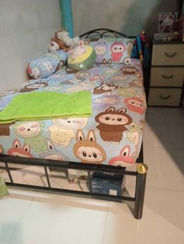 Product Review of เตียงเหล็กขนาด 3.5 ฟุตสีดำ ราคาไม่รวมที่นอน from Y**g Y**g 0