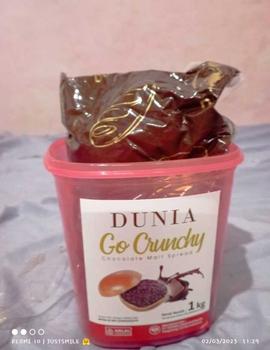 Product Review of DUNIA G0 Crunchy Chocolate Malt Spread 1 kg from R** ** S** 0