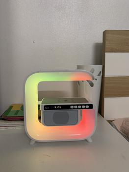 Product Review of Loa Bluetooth G Lớn Phiên Bản Mới Nhất, Kiêm Sạc Nhanh Không Dây 15W, Led RGB, Đồng Hồ Hiển Thị, Nghe Nhạc Cực Hay Củ Loa from T**o 0