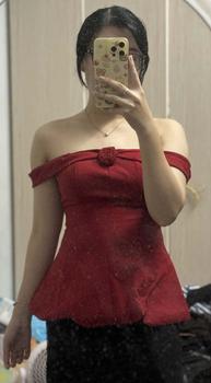Product Review of Lani top - Áo trễ vai đính hoa from R**2 0