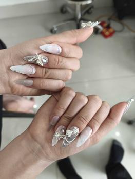 Product Review of (T-38)nail book thiết kế giá rẻ by chichi nail hút mắt mèo đính cham xinh lung linh from H**🐉 0