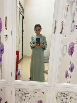 Product Review of Áo Dài Tây Thi Cổ Tròn Phối Viền Cổ Tay Có Cúc Xinh Xỉu, Phù Hợp Cho Chị Em Đi Chơi, Đám Hỏi, Đi Dạy - CiCi Thùy Clothing Nữ from L** p**g 0