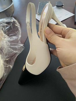 Product Review of Giày cao gót đẹp 8p, giày nữ quai hậu mũi nhọn khoá hoa da nỉ nhung siêu bền đẹp DéP Shoes from c**0 1