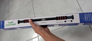 Product Review of WANNAFIT Pull Up Bar Door Chinning | Chin Up Tiang Angkat Badan | Alat Olahraga Rumah from H**r 1