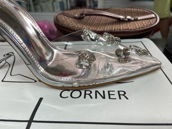 Product Review of LOVIIECORNER GIÀY CAO GÓT MŨI NHỌN SLINGBACK - FORM BÉ - GUỐC NỮ QUAI TRONG ĐÍNH ĐÁ SANG TRỌNG GÓT ĐŨA 9 PHÂN - G240870 from C**g 2