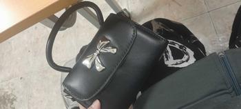 Product Review of Túi xách nữ mini đeo chéo cầm tay nơ đá 689 Bag Da Đeo Chéo Đeo Vai Nhung Kem from A** H** 2