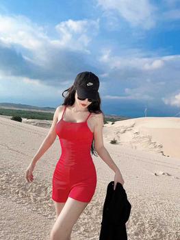 Product Review of Đầm Hai Dây Body Gân Khoét Lưng Chát Thun Co Giãn Sexy C002 Nữ from T**5 3