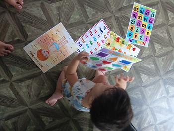 Product Review of Laminated MINIMALIST Charts for Kids Learning Early Educational from N**🩵 1