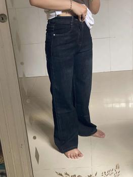 Product Review of Quần Jean Ống Rộng "Uri Jeans" Tulidu, Ống Đứng Rộng Chất Co Giãn Vải Cotton Jeans Cao Cấp [S90] from N**4 3
