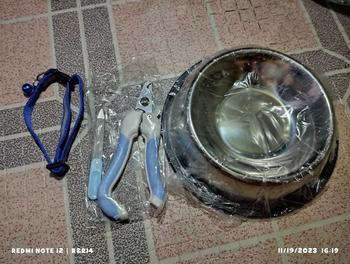 Product Review of Pet Cat Dog Non-slip Thickened Stainless Steel Bowl from J** T**c 1