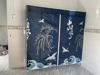 Product Review of Tủ Quần Áo Tủ Vải Khung Thép Chốt Thép 5 Buồng 10 Ngăn Cỡ Lớn 250Cm khung thép cỡ lớn treo quần áo gấp gọn thoải mái from A** H**n 2
