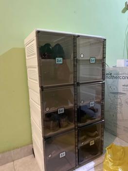 Product Review of 【ANTBOX】 Rak Sepatu 2Tingkat Transparan Kotak Sepatu Lipat Minimalis dari Akrilik untuk Penyimpanan Serbaguna Penyimpanan Lemari Sepatu Plastik Anti Debu dan Mudah Bongkar Pasang Kapasitas Besar 6Susun untuk Rumah dan Kantor Organizer Estetik dan Praktis! from M**s 0