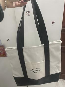 Product Review of [Elegant Farmer] Mini Tote - Túi Tote vải canvas kết hợp da thanh lịch (PHIÊN BẢN TINH GỌN) from D**u 0