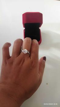 Product Review of [PROMO LIVE]-OS2-R21 Cincin Wanita Shiny Jewelry Garansi 1 Free Box Pasangan Lapisan Aesthetic Couple Kawin Pasangan Adjustable Berkualitas Adjustable Aksesoris Perhiasan Elegan Cantik Mewah Grade VVS1 Store R21 COD from L**🪷 2