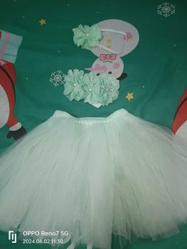 Product Review of Fujin 3pcs Newborn Photography Props Baby Girls Princess Tutu Skirt Headband Girls Photo Pettiskirt Fotografia Accessories from L**e 0