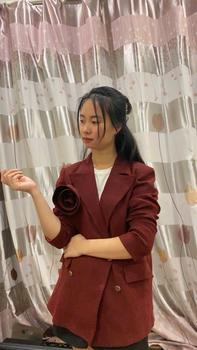 Product Review of Áo vest blazer nữ kèm hoa cài thiết kế Na’H store from A**m 1