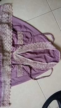 Product Review of Mukena Terusan 2 in 1 Renda Giper Katun Nyaman Muslim Tasbih Simple Panjang from S**d o** N**e 1