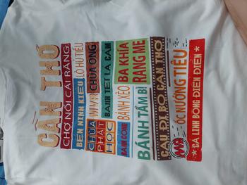Product Review of Áo thun unisex MVR hơn 63 tỉnh thành - CẦN THƠ Đen/ Trắng Menswear Cổ Tròn Cotton from N**n X**h Y** 0