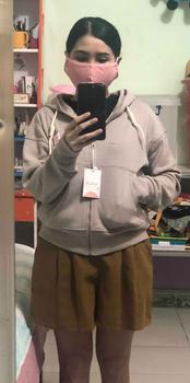 Product Review of ÁO KHOÁC  GÂN  V2 CAO CẤP SHIER [NEW] Nữ Women Top Cotton Hoodie from X**n Y** 2