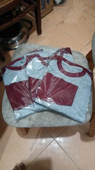 Product Review of Kaos Raglan Wanita Lengan Panjang - Baju Reglan Cewek Polos - Ukuran S M L XL from @**3 1