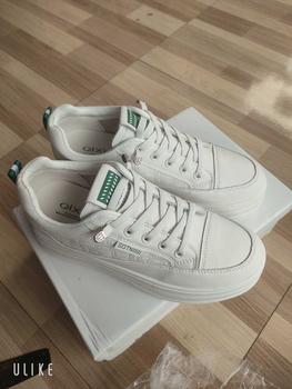 Product Review of [FULLBOX-QC] Giày nữ thể thao Dây dù đính đá Hoạ tiết 2D Đế cao 6cm Sneaker Shoes Sport from đ** l** b** k** 0
