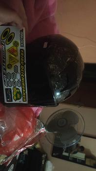 Product Review of Kaca Helm JITSU JS1 Visor Helmet FLAT venom open jitsu jsone flat tebal nyaman JS ONE iridium byThree Maestro tm2 Motorcycle from m**_ 0