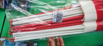 Product Review of Bendera Tiang Plastik/ Bendera Hari Kemerdekaan /  Bendera Merah Putih 1 Pack 20 pcs /1Kg Muat 5 Pack from Y**n 0